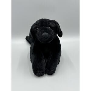 Black Lab Dog Labrador Retriever Puppy Plush 12” Stuffed Animal No Tag